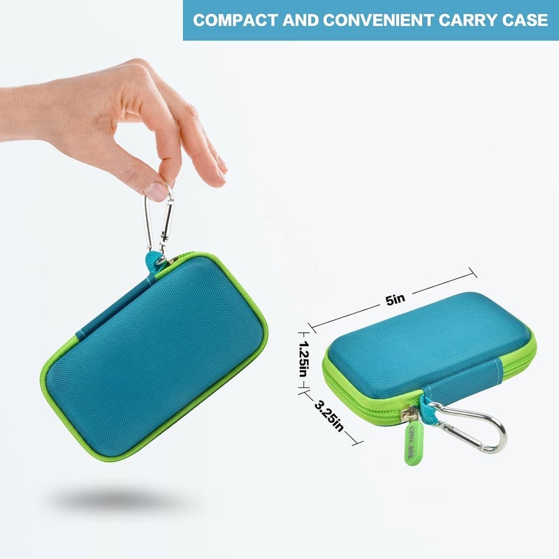 GWCASE Hard Case Compatible with SanDisk 1TB 2TB 4TB 500GB 8TB Extreme Portable SSD - Up to 1050MB/s - USB-C, USB 3.2 Gen 2 External Solid State Hard Drive Storage Holder for Cables-Green (Box Only) - Image 5