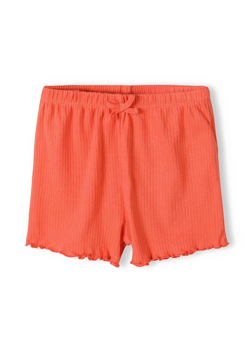 MINOTI Kids Girls' Summer Lightweight Set With Ribbed Top and Shorts  - Image 5