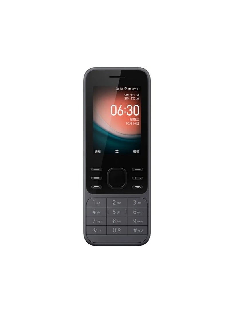 Generic Product Generics 6300 Black Feature Phone, 512MB RAM, 4GB Storage, 4G LTE, Dual SIM, 2.4-Inch Display, Wi-Fi, Bluetooth, FM Radio - Image 1