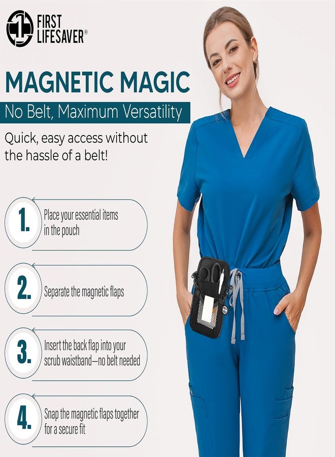 First Lifesaver Stethoscope Case with Interior Mesh Pockets and Penlight Holder - Image 2