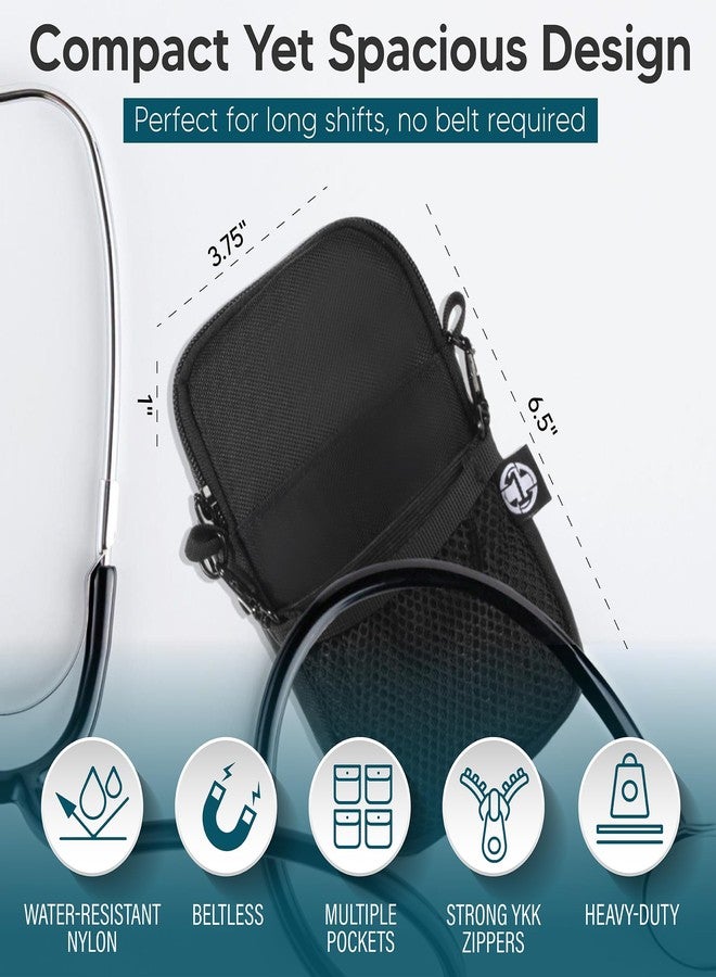 First Lifesaver Stethoscope Case with Interior Mesh Pockets and Penlight Holder - Image 4