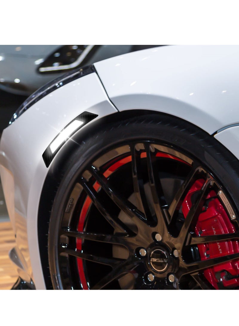 Loquat 12 Pcs Car Reflective Side Marker Stickers Automotive Exterior Accessories Door Reflector Guard for Car SUV Pickup Truck Wheel Well Arch or Side Bumper Fenders - Image 5