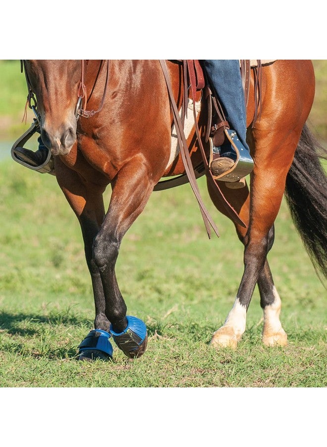 كاشيل حذاء كاشيل من المطاط بتصميم جرس الحصان باللون الأزرق مقاس متوسط - Image 2