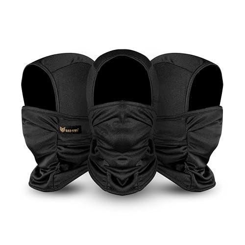 BADOWL Full Face Balaclava for Men & Women - UV Protection, Breathable & Stretchable Fabric, Ideal for Biking, Cycling, and Outdoor Activities (in, Alpha, Free Size, Premium) - Image 1