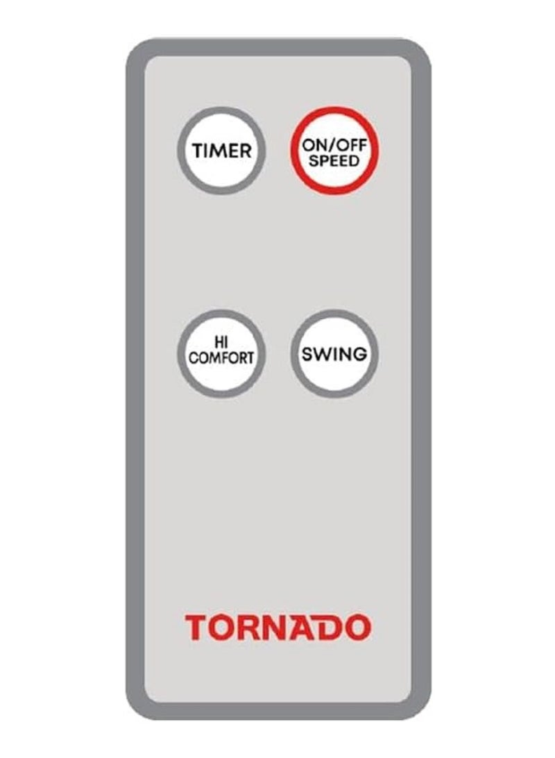 تورنيدو مروحة حائط تورنيدو ١٦ بوصة، ٤ شفرات، ريموت، أبيض EPS-16RW - Image 2