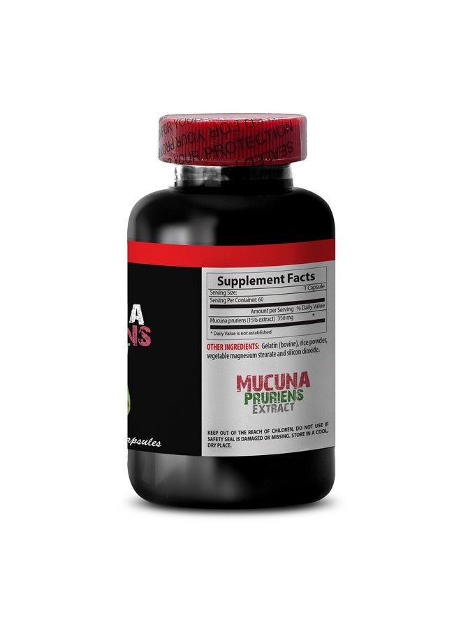 VIP VITAMINS - Stress And Energy Supplements Mucuna Pruriens Extract Velvet Beans Mucuna Pruriens Beans Mucuna Pruriens Mucuna Pruriens Capsules Velvet Bean Extract Mucuna Powder Mucuna 1B 60 Capsules - Image 1