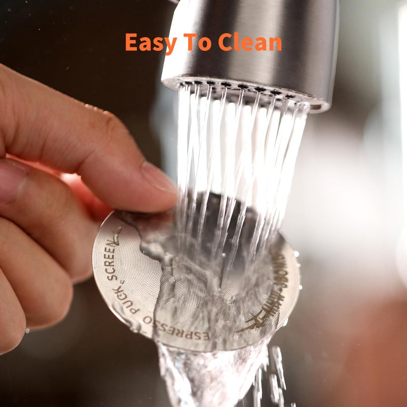 MHW-3BOMBER 58.5mm Espresso Puck Screen with Round Hole Espresso Filter 0.8mm Thickness Stainless Steel Coffee Reusable Filter for Bottomless Portafilter Filter Basket FG5590-OS - Image 4