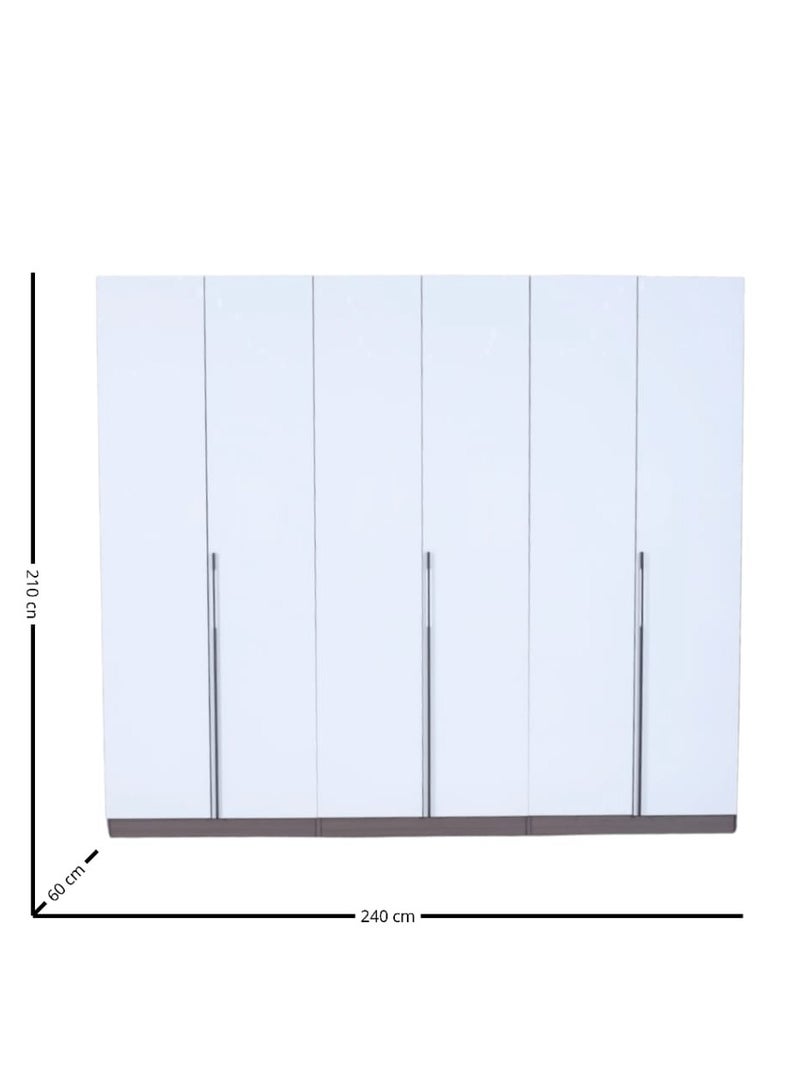 Concent Wood Wardrobe 6 Doors - Image 3