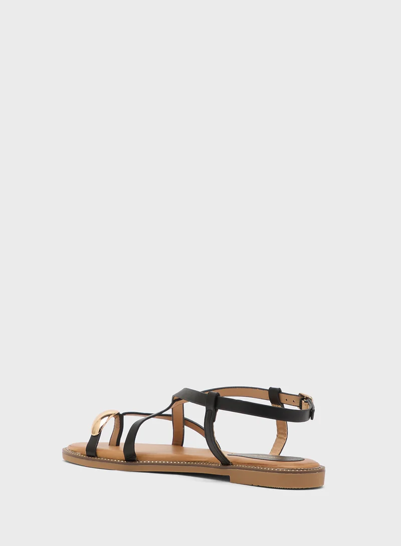 ترافل من نمشي Flat Sling Back Sandals