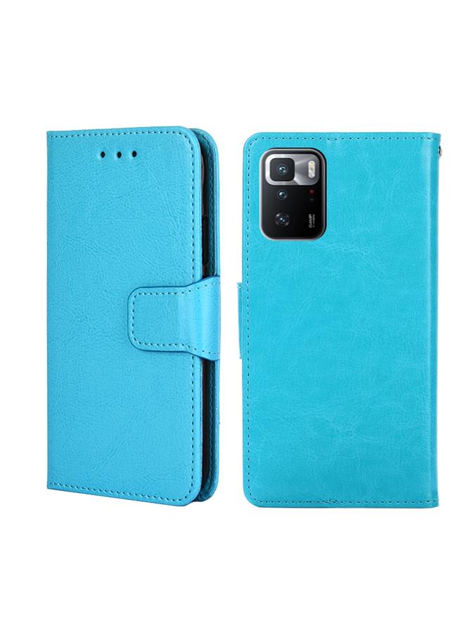 The Bros Case For Xiaomi Redmi Note 10 Pro 5G CN Version Crystal Texture Leather Phone Case