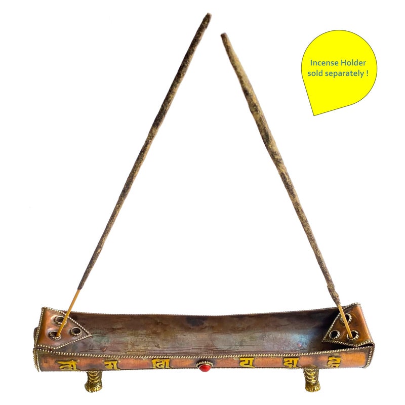 Aroma Valley Oud Agarwood Incense Sticks - Artisan Luxury Masala Incense - Handrolled Long-Burning (75 Minutes) Extra-Thick Sticks - Exotic Divine Scent for Home, Spirituality & Meditation - Oudh - Image 3