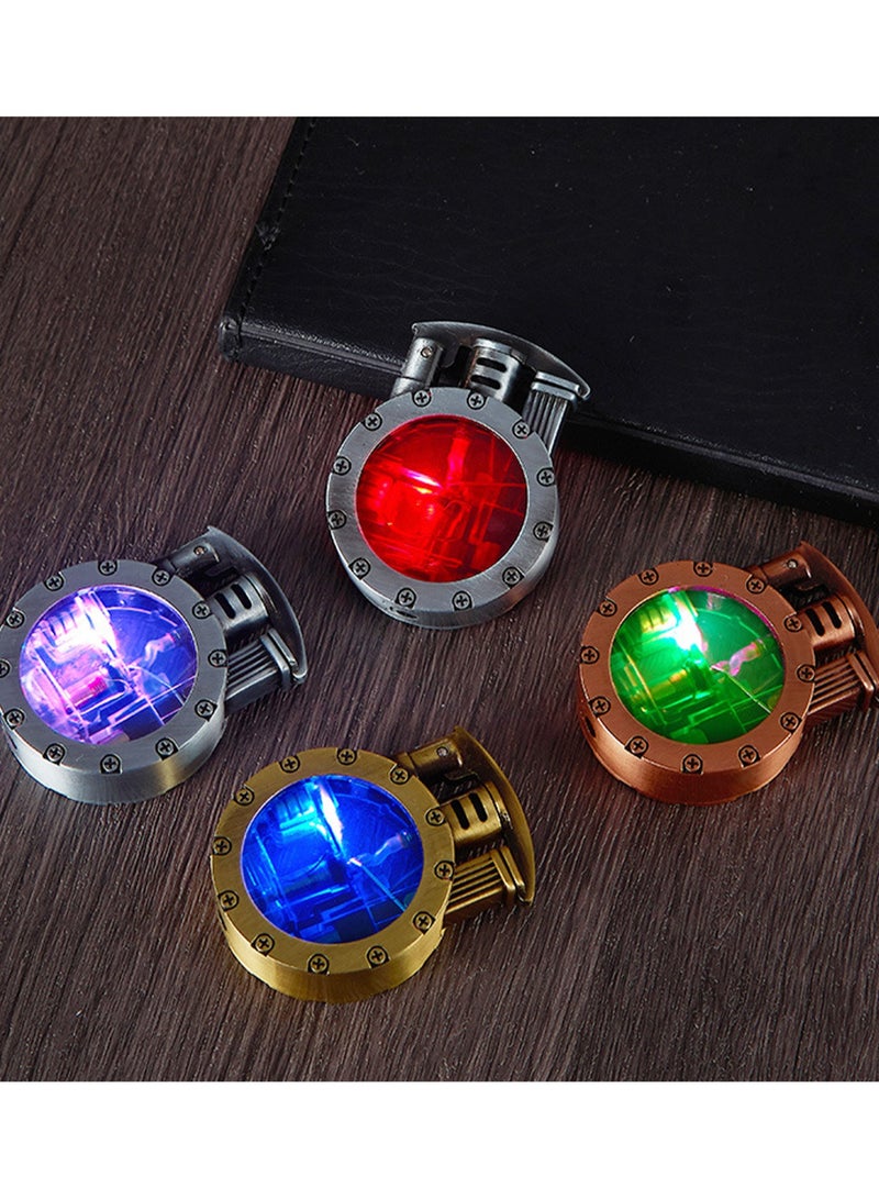 ولاعة غاز، ضوء LED دائري مقاوم للرياح (بدون غاز أسود) - Image 4