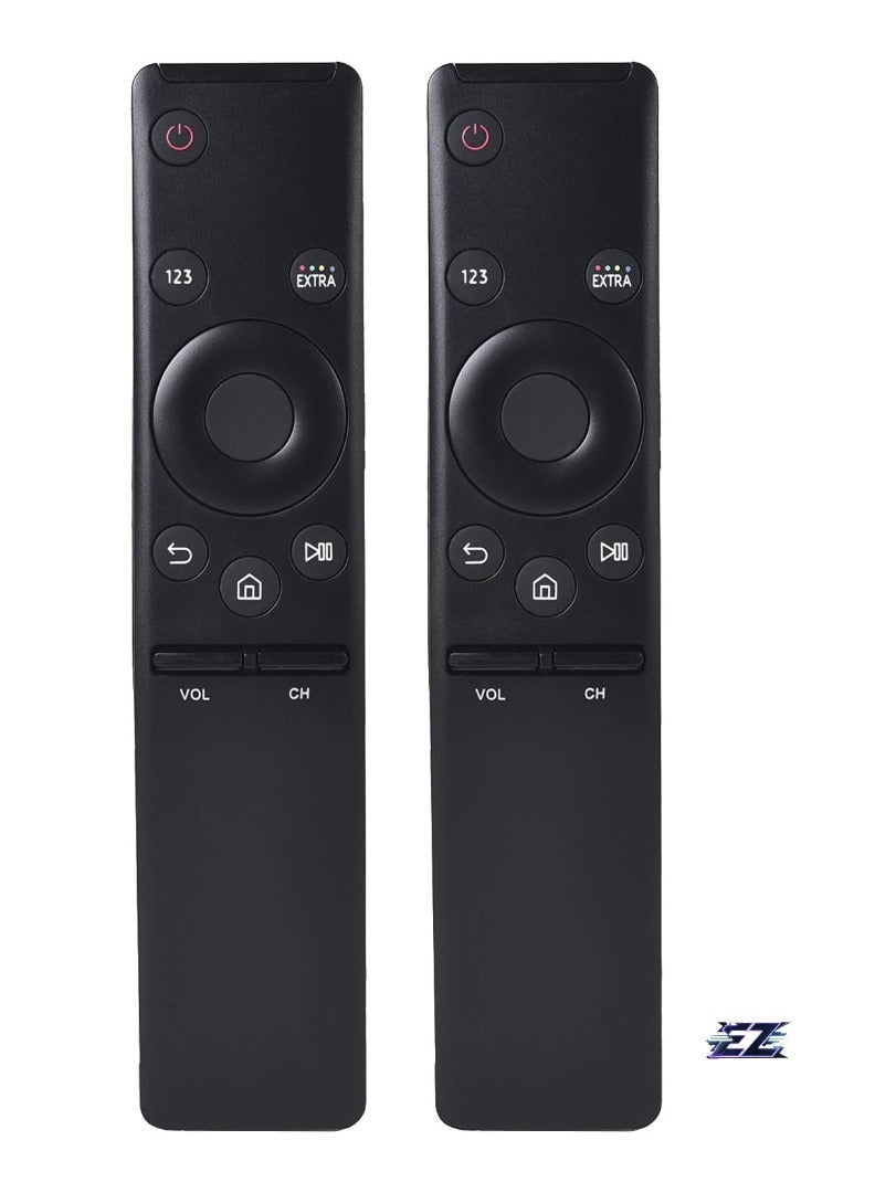 PopZa New 2 Pack BN59-01241A Universal Remote Control for Samsung Smart TV – Compatible with All Samsung LCD, LED, UHD, QLED TVs – Easy Setup, Full Functionality, and Reliable Performance - Image 2