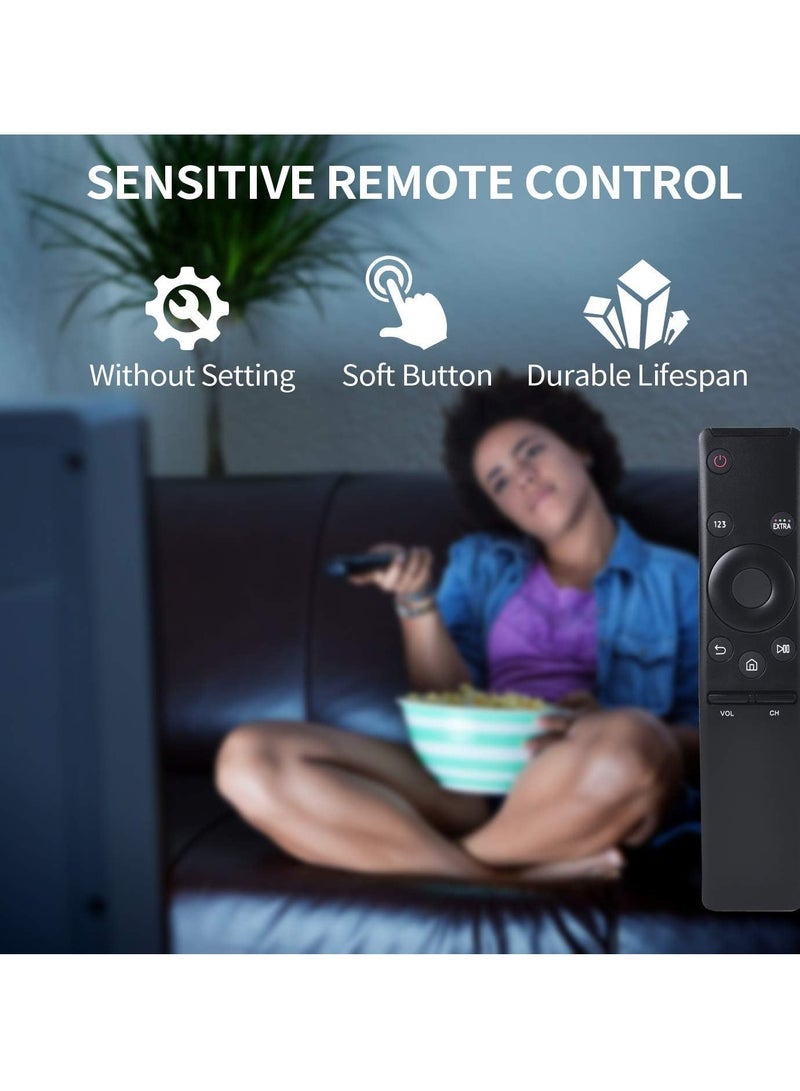 PopZa New 2 Pack BN59-01241A Universal Remote Control for Samsung Smart TV – Compatible with All Samsung LCD, LED, UHD, QLED TVs – Easy Setup, Full Functionality, and Reliable Performance - Image 5