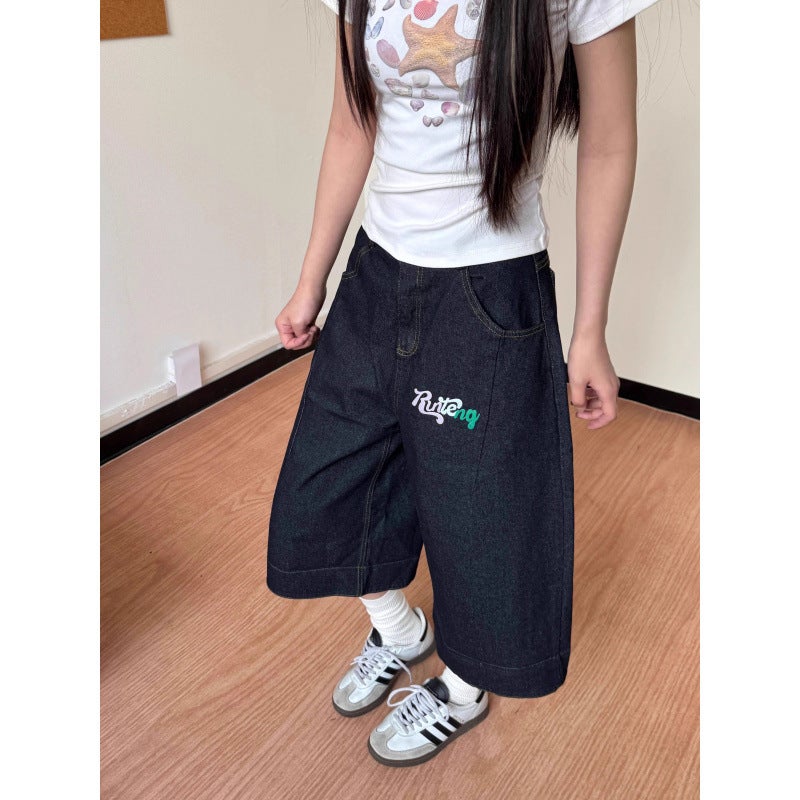 Unisex Classic Denim Jeans Loose Fit Daily Outdoor Wear - Image 3