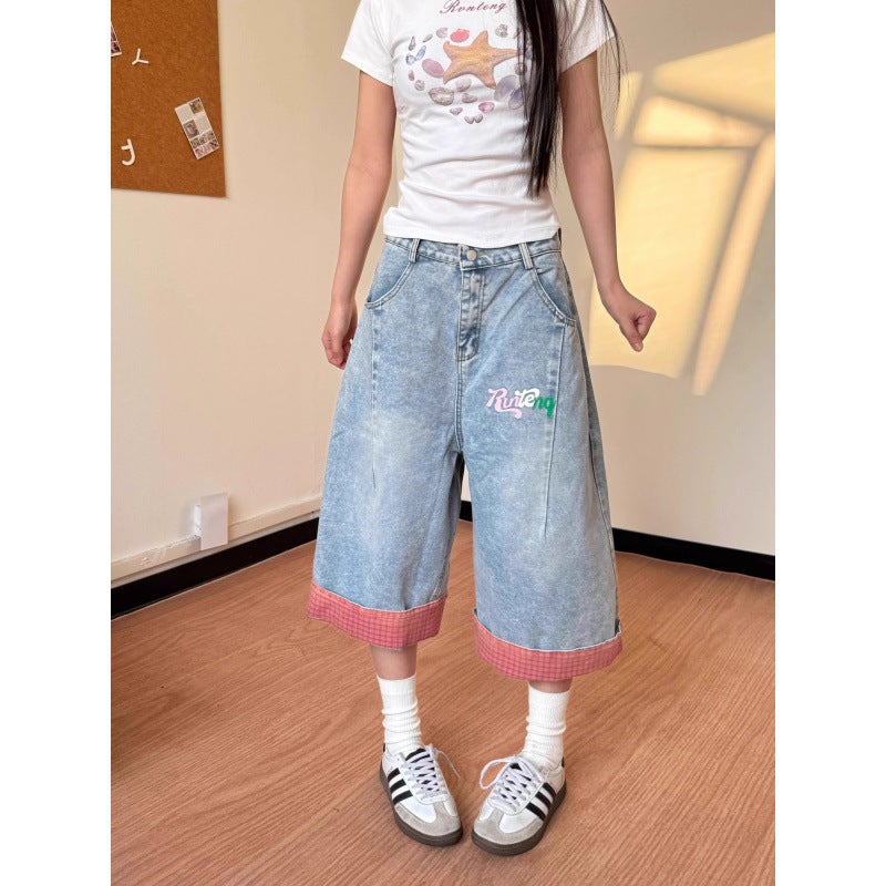 Unisex Classic Denim Jeans Loose Fit Daily Outdoor Wear - Image 2