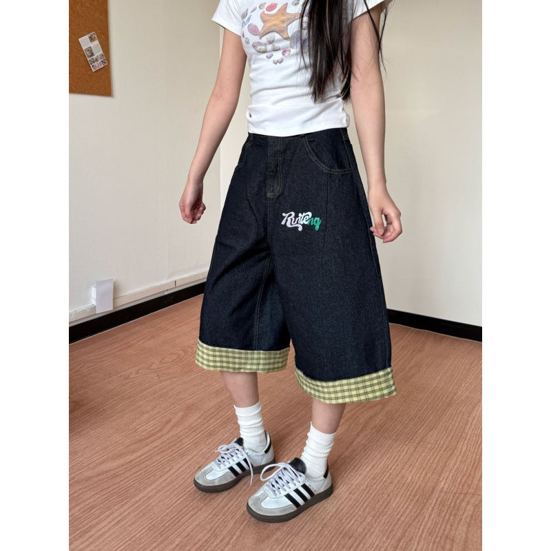 Unisex Classic Denim Jeans Loose Fit Daily Outdoor Wear - Image 1