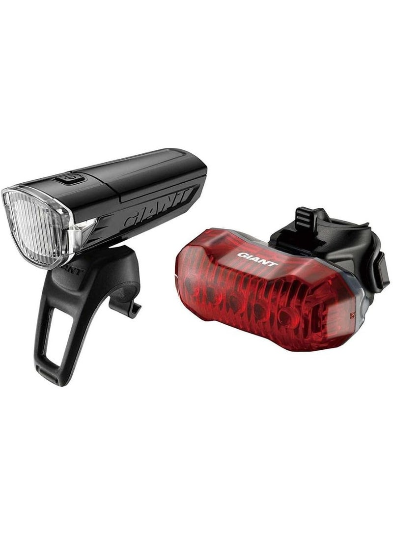 Giant Numen Combo 3 Front Rear 26Lm Battery Light Set Black - Image 2