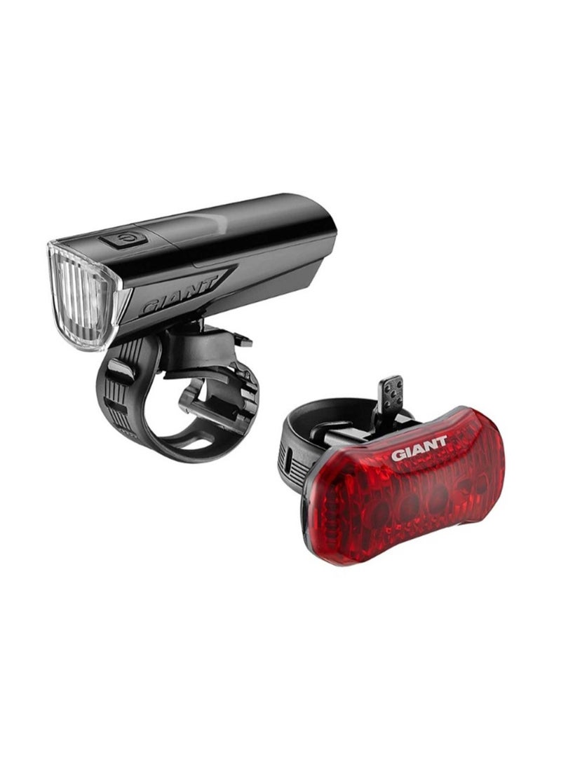 Giant Numen Combo 3 Front Rear 26Lm Battery Light Set Black - Image 1