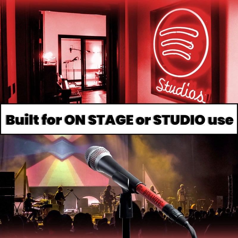 sE Electronics DM1 Dynamite Active In-line Microphone Preamp with 28dB Gain Bundle with 2 20-FT XLR Microphone Cables and 7-Pack Cable Ties - Image 5