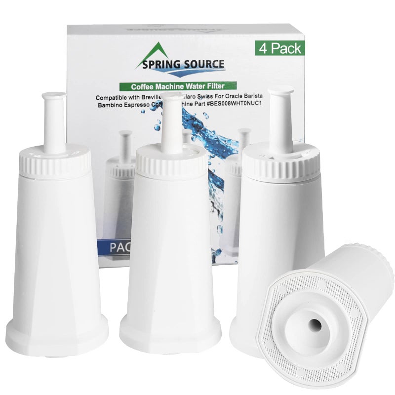 4Pack Water Filters for Sage Coffee Machine Models SES 990980500878875880920810Appliances BES008 Softener for Sage Water Filter for sage Barista Express Water Filters for sage Barista pro