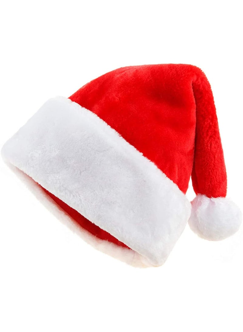Christmas Ornaments Decoration Santa Hats Kids Women Men Boys Girls Cap For Party Accessories - Image 1