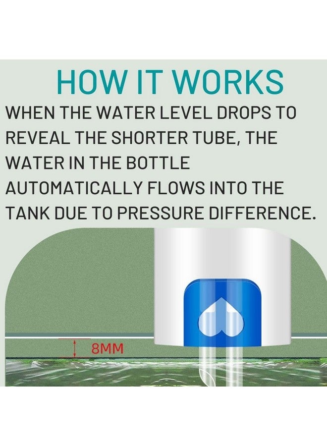 VAYINATO Aquarium Fish Tank Diy Auto Water Repleniser Bottle Cap | Can Be Used With Any Bottle | Suitable For Open Rimless Tank Thickness Upto 10Mm | Automatic Water Refiller By Petzlifeworld - Image 2