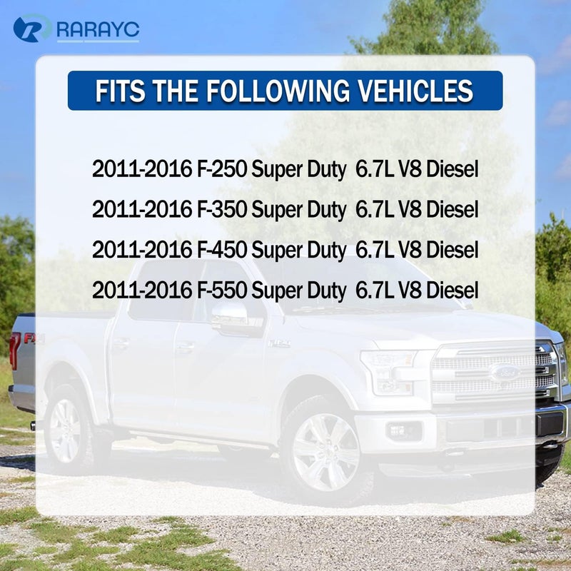 RARAYC عنصر فلتر الوقود RARAYC FD-4615 + فلتر زيت FL2051S متوافق مع فورد F-250 سوبر ديوتي F-350 F450 F550 2011-2016 6.7 باورستروك - Image 2