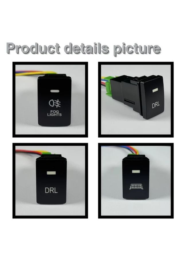 Toyota Spotlight Switch Replacement For Fog Light And DRL - Image 5