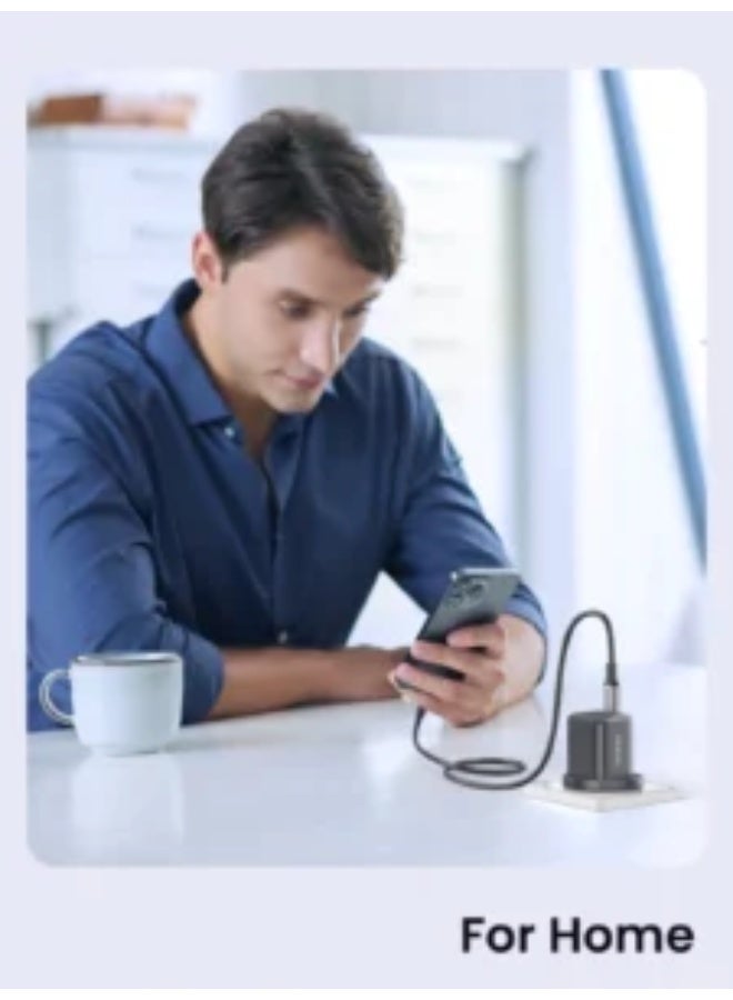 UGREEN ECO UGREEN 30W GaN Fast Charger Type-C, UK Plug, Power Delivery Fast Charging, Compact & Safe Design, Model X513 (55532) - Image 5