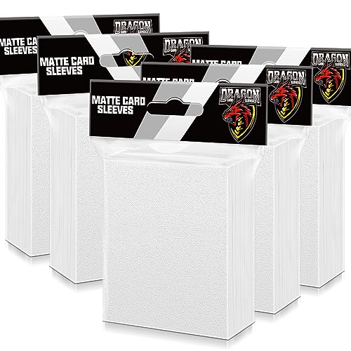 Kitoyz 500Pcs Card Sleeves for Trading Card Matte Card Sleeves Deck Card Protectors Compatible with Baseball Cards Sports Cards Game Cards Clear - Image 1