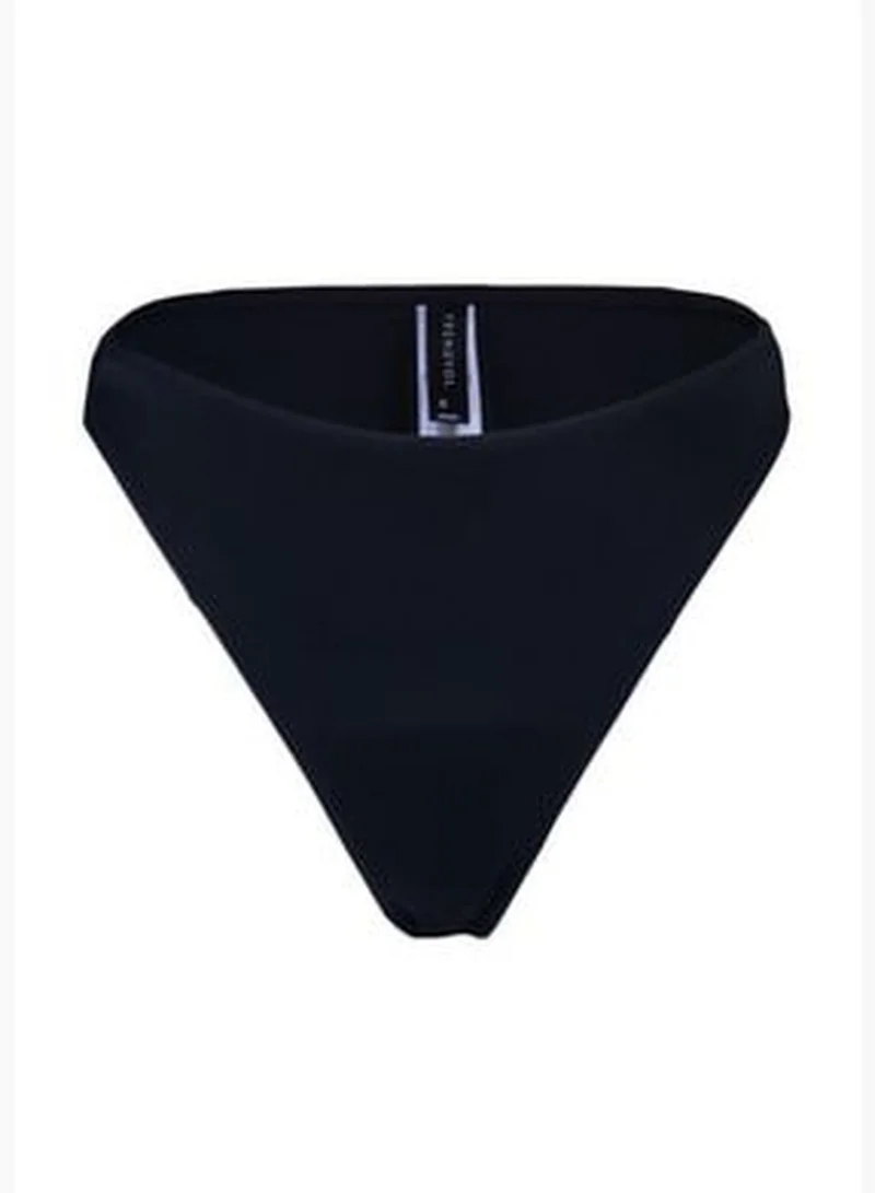 trendyol Black High Waist Bikini Bottoms TBESS23BA00119