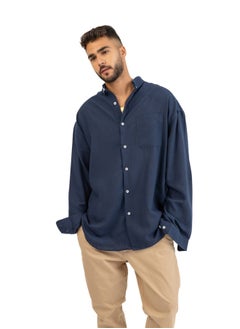 Basic linen shirt long sleeves - pzsku/Z37C454D69777AFD15989Z/45/_/1724492227/cda993b7-dd0b-448a-a10b-ab640150c9bb