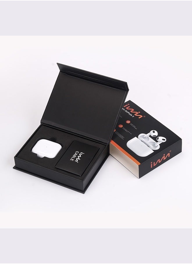 Iwin - Iwin Pods3 True Wireless Earbuds With Charging Case - White - Image 1