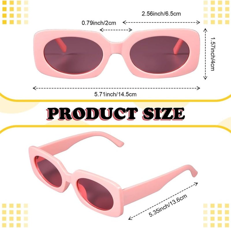 2 Pieces Y2K Fluffy Tote & Sunglasses Set, Fuzzy Plush Handbag & Stylish Accessories - Image 5