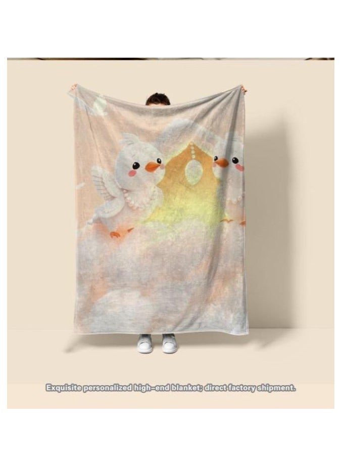 general Children's or student cartoon flannel thin blanket (warm and comfortable, suitable for sleep, games) 100cm*150cm - 860 - Image 3