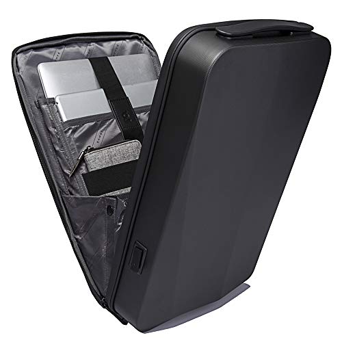 BANGE 10.8 Litres Laptop Backpack Unisex Carry On Eva Antitheft Usb Waterproof Laptop Bag - Gold - Image 4