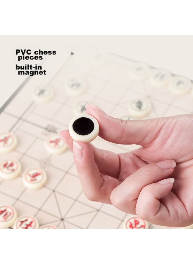 JD.com Jd Jingzao Chinese Chess Folding Board Set, Portable Magnetic Chess Pieces For Children, Student Board Game, Small Size - Image 4