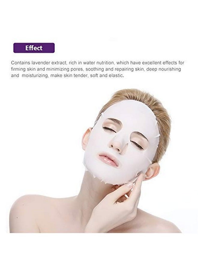 Mond'sub Mond'sub Lavender Soothing & Firming Facial Mask Sheet, 20 ml FOR MEN AND WOMEN (Pack of 8)  - Image 5
