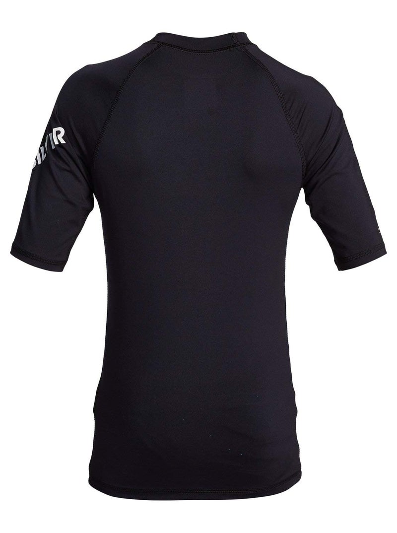 Quiksilver Boys' Legacy Short Sleeve Rashguard, Black at, X-Large/16 - Image 3