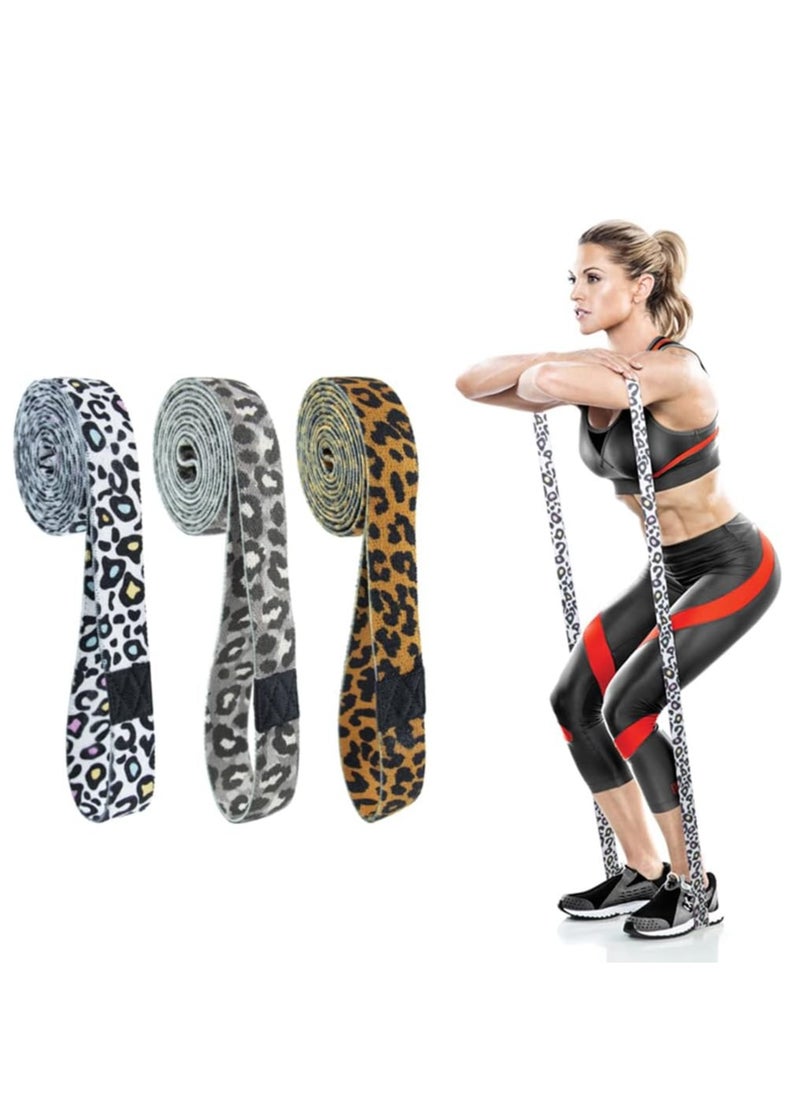Najwa Long Resistance Bands Set, Fabric Exercise Bands for Working Out, 3 Pack Pull up Assistance Bands, Stretch Bands, Resistance Loop Bands for Training, Physical Therapy, Home Gym Workouts  - Image 2