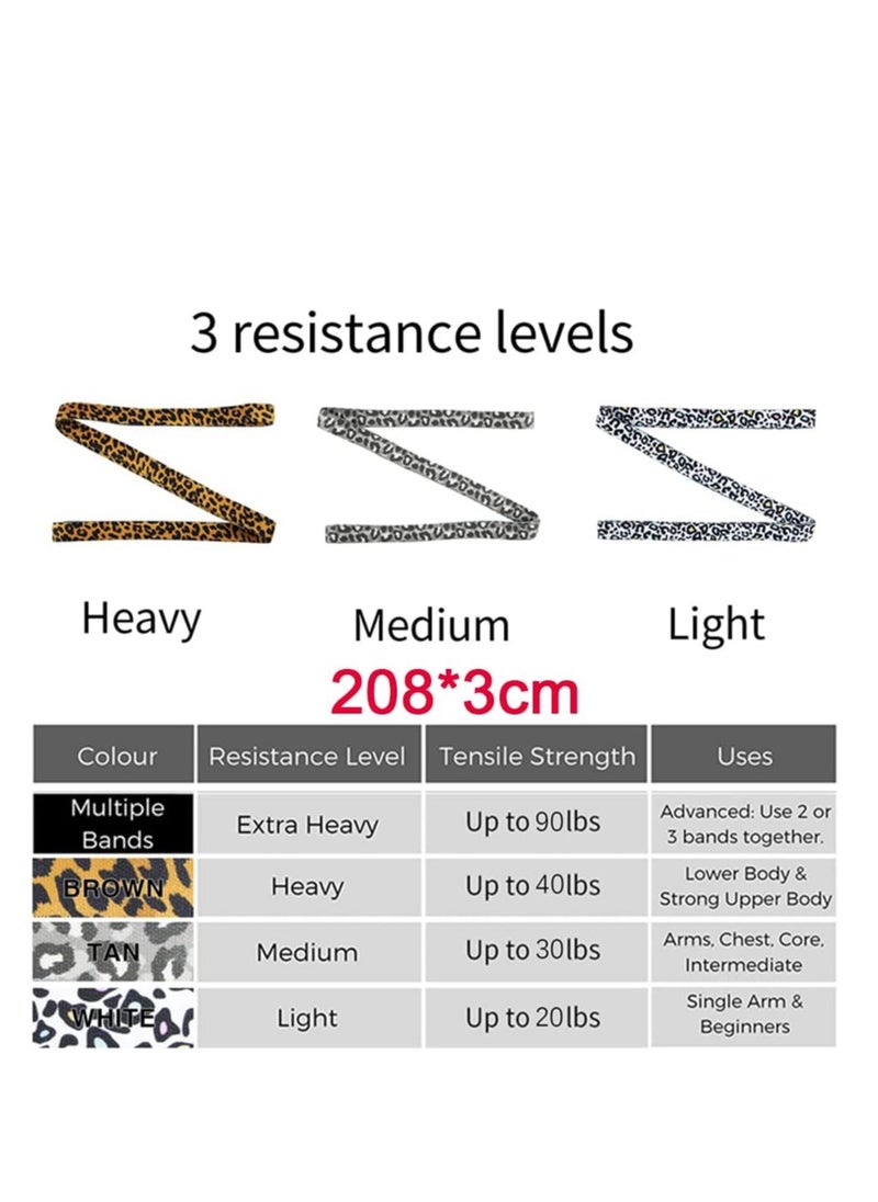 Najwa Long Resistance Bands Set, Fabric Exercise Bands for Working Out, 3 Pack Pull up Assistance Bands, Stretch Bands, Resistance Loop Bands for Training, Physical Therapy, Home Gym Workouts  - Image 5