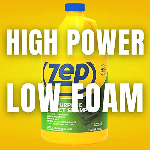 Zep All-Purpose Carpet Shampoo Concentrate Cleaner - 1 Gallon - ZUCEC128 - Professional Formula Removes Dirt and Stains - Image 3