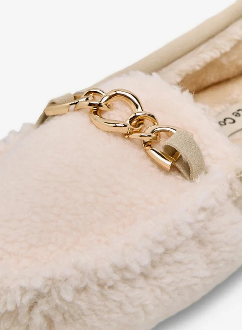 Le Confort BEIGE Women Plush Bedroom Slippers for Women | Best Price UAE