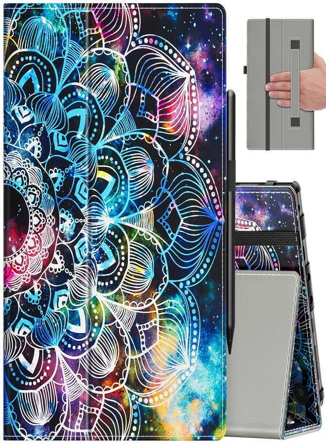 VORI New Amazon Kindle Fire HD 10 Tablet Case (13th/11th Generation, 2023/2021 Release) & Fire HD 10 Plus 10.1 - Slim Folding Case with Stand and Hand Strap with Wake / Susp - Image 1