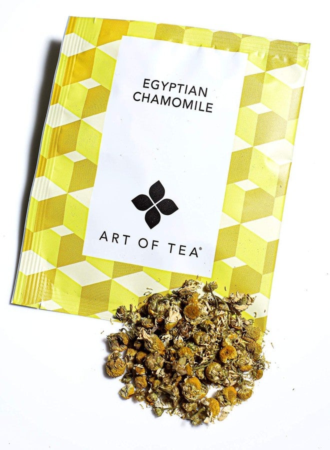 Art of Tea | Organic Egyptian Chamomile Tea Bags (Naturally Caffeine Free) | 12 Count Sampler Box - Image 2