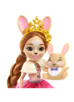 ENCHANTIMALS Royal Family Toy Set Brystal Bunny Doll (6In) With 3 Bunny Figures And 4 Accessories Great Gift For 38 Year Olds  - Image 2