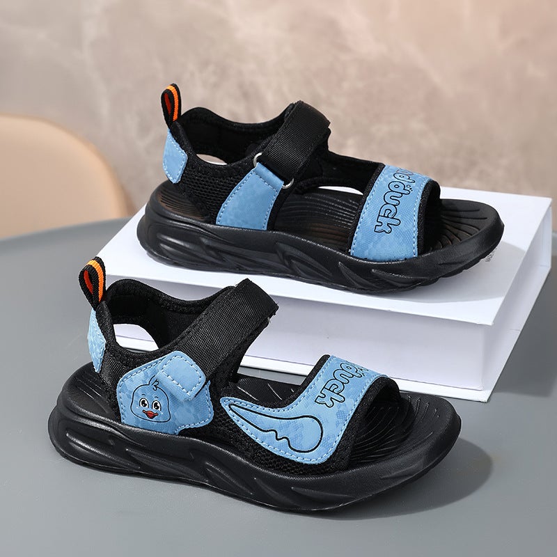 Boys Sandals Summer Open-Toe Lightweight Beach Shoes Fashionable Children'S Non-Slip Soft Sole Boys Trendy Shoes - Image 2