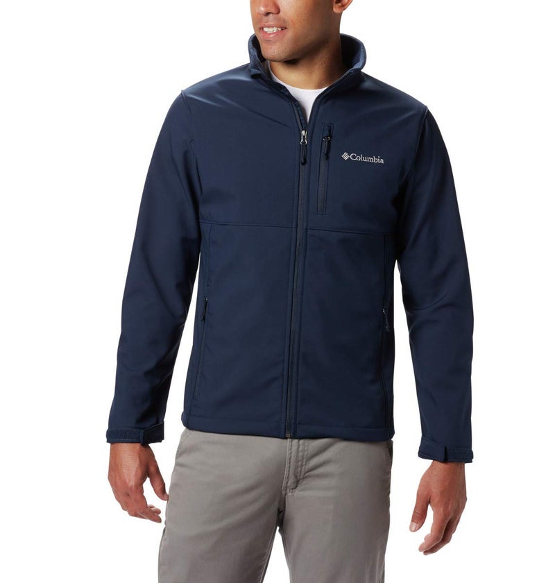 Columbia Mens Ascender Softshell FrontZip Jacket Collegiate Navy Small