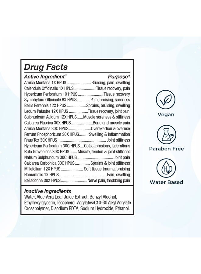 VitaMedica جل أرنيكا بلس 15 مركب نباتي شافي، تركيبة قوية إضافية للكدمات، التورم، آلام المفاصل، آلام العضلات والصلابة، تخفيف آلام طبيعي بالكامل، قائم على النباتات - Image 4